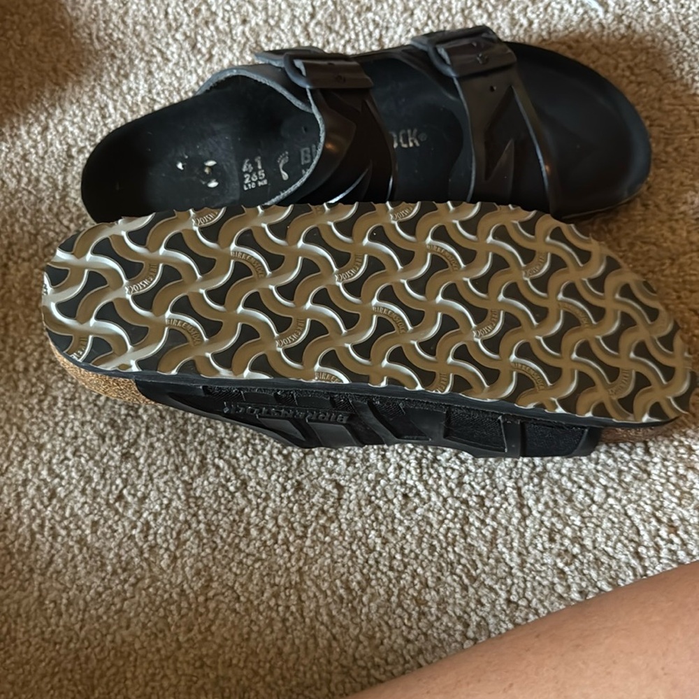 Rare Black Birkenstock Men's Sandals size 41